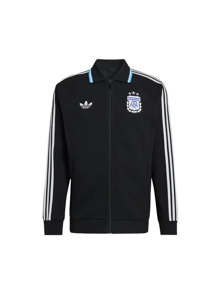 Спортивная куртка-олимпийка Adidas Argentina Anthem — изображение 1 из 1, черный