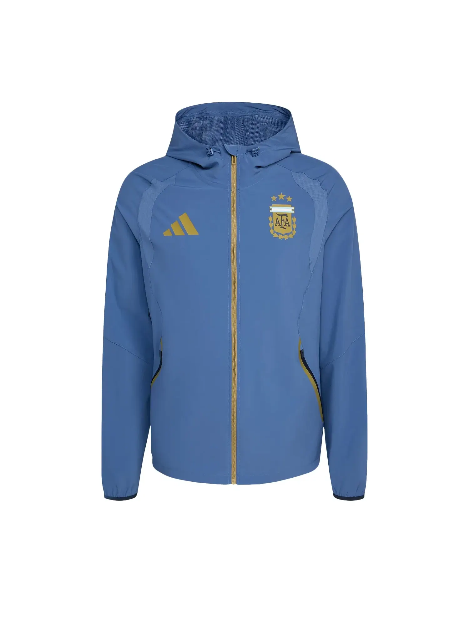 Ветровка Adidas Argentina Tiro Travel Full Zip Windbreaker — изображение 1 из 1, синий