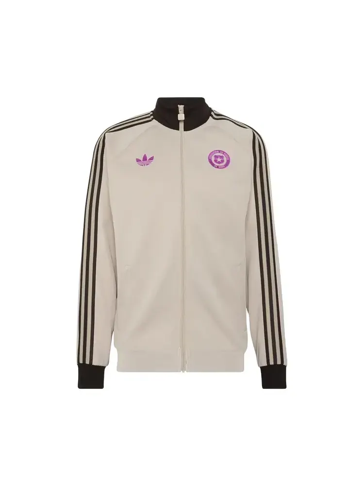 Спортивная куртка-олимпийка Adidas Chile Originals — изображение 1 из 1, бежевый