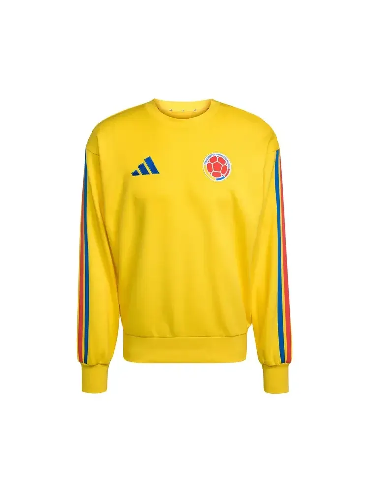 Свитшот Adidas Colombia DNA Crew Sweat — изображение 1 из 1, желтый