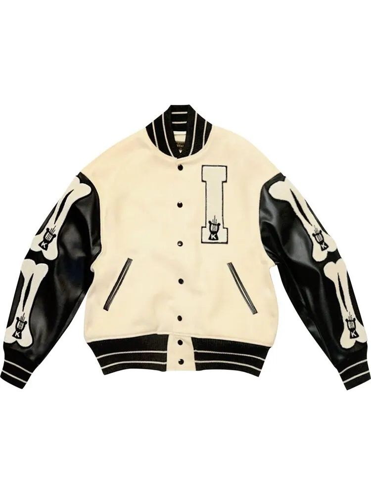 Куртка Kapital 40's Wool I-Five Varsity Jacket 'Kinari' — изображение 1 из 2, бежевый