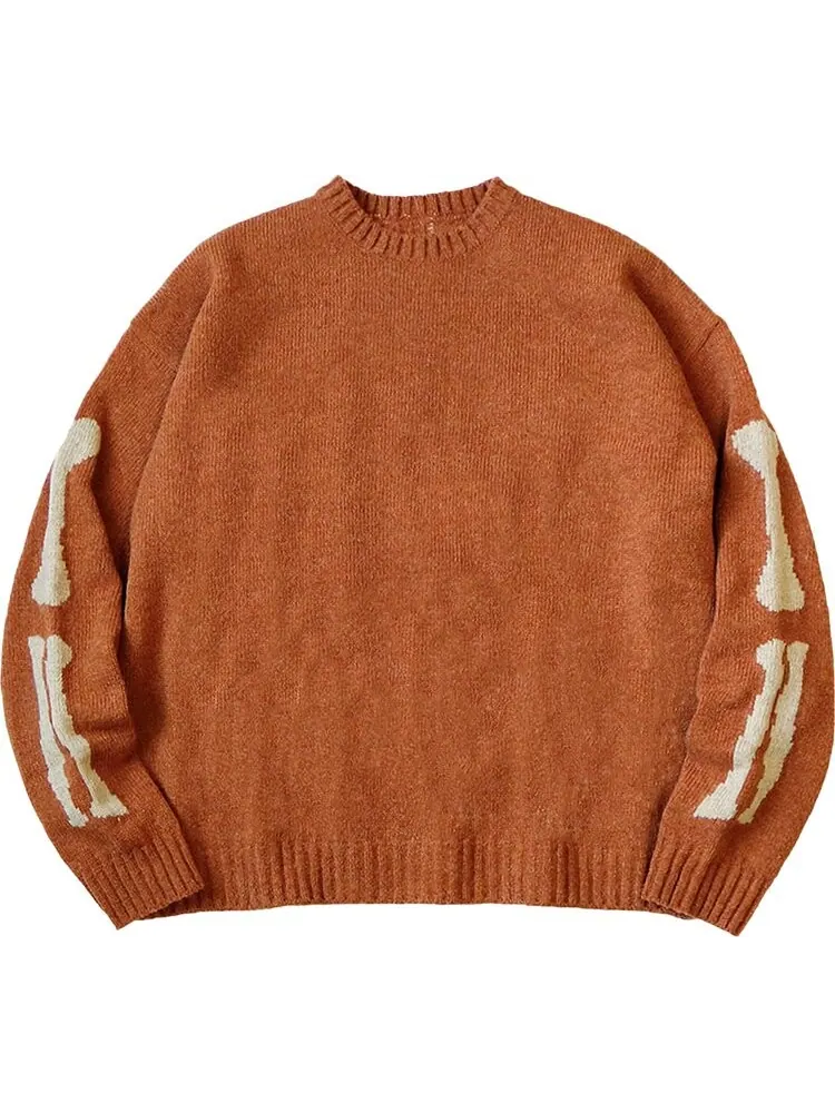 Свитер Kapital 5G Wool Knit Bone Crew Sweater 'Orange'