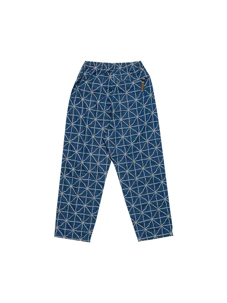 Брюки Kapital Denim Folk Dojo With Knee Easy Baggy Pants, Midtone — изображение 2 из 2, синий