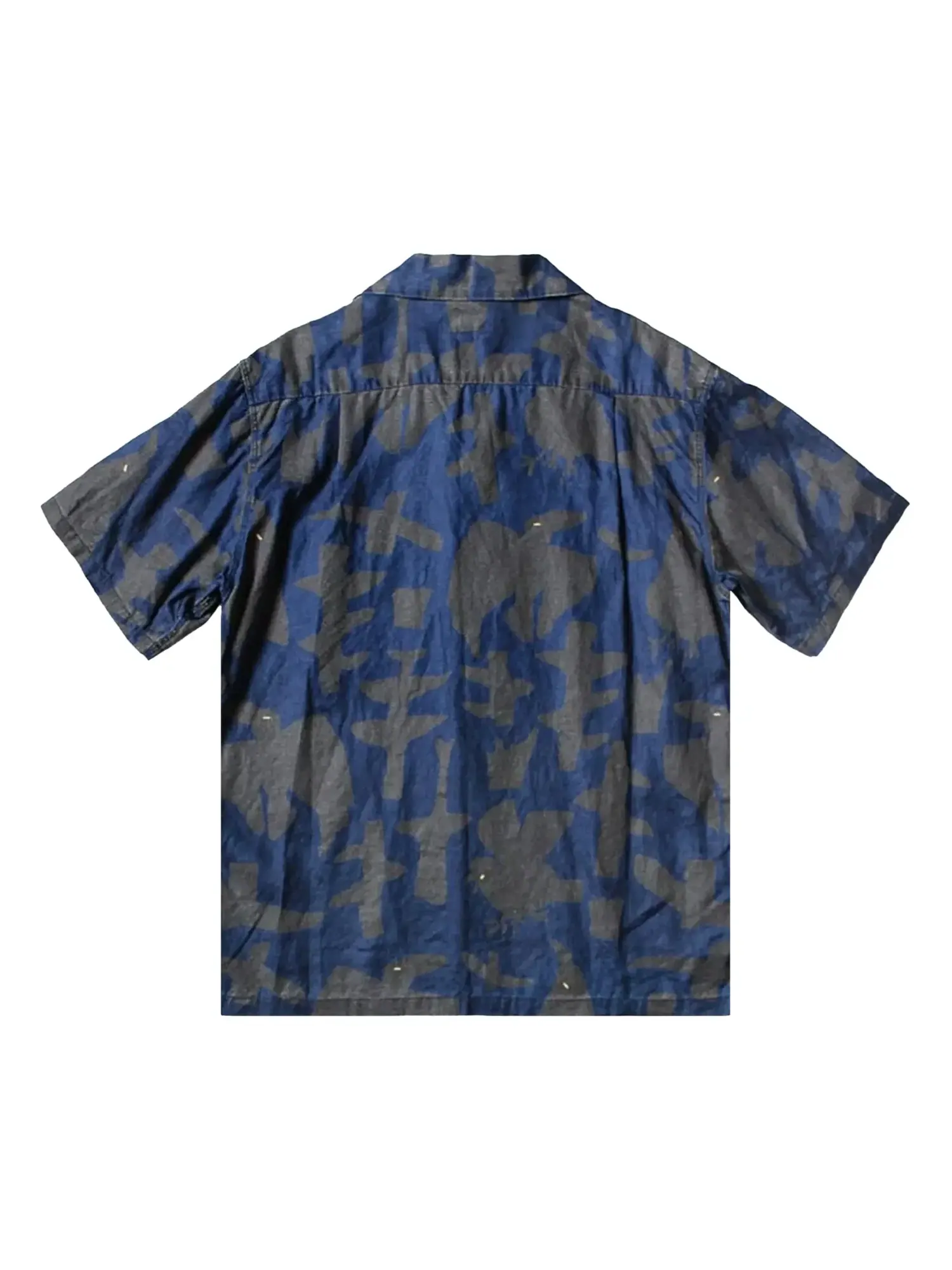 Футболка Kapital French Cloth Linen Guiding Light Raven-Dye Aloha — изображение 2 из 2, синий