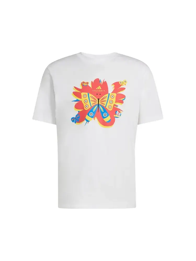 Футболка Adidas Colombia DNA — изображение 1 из 1, белый