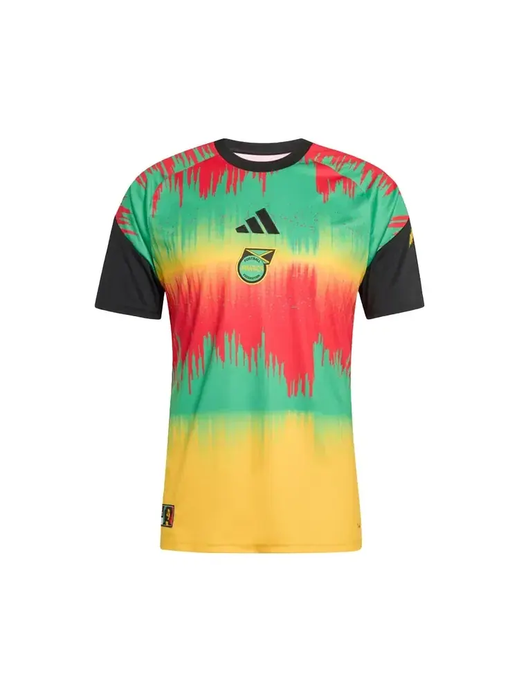 Футболка джерси Adidas Jamaica 26 x Bob Marley Home Pre Match — изображение 1 из 1, желтый