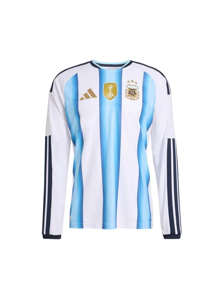 Домашняя футболка Adidas Argentina 26 с длинными рукавами — изображение 1 из 2, белый