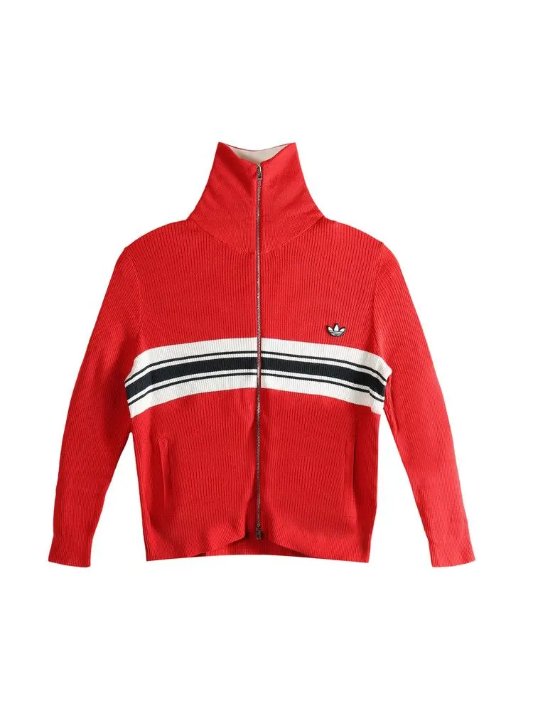 Топ Adidas x Wales Bonner Knit Top 'Better Scarlet' — изображение 1 из 2, красный