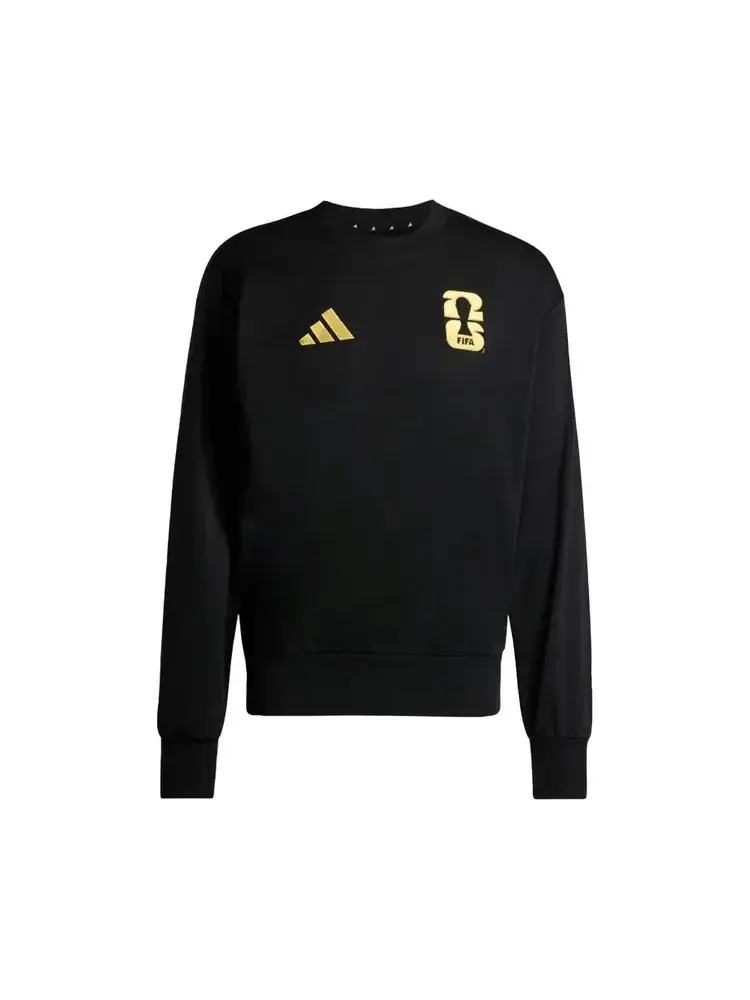 Официальная толстовка Adidas с эмблемой Чемпионата мира по футболу FIFA 26 — изображение 1 из 1, черный