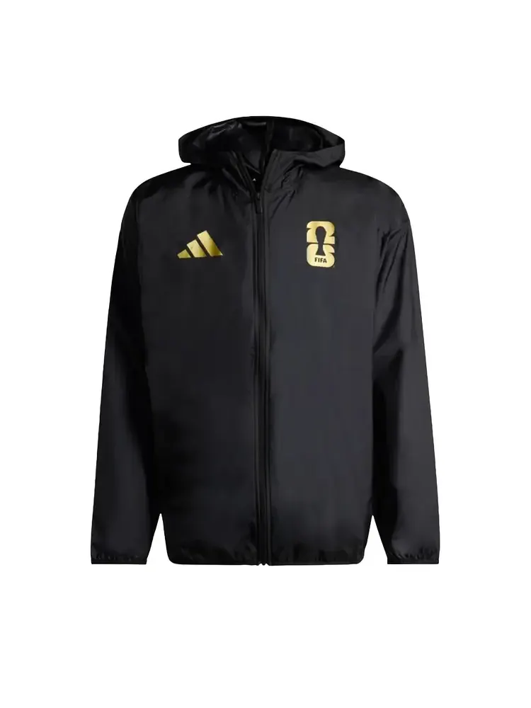 Ветровка Adidas FIFA World Cup 26 Official Emblem Windbreaker 'Black' — изображение 1 из 1, черный