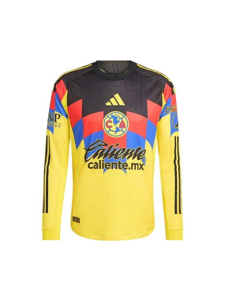 Джерси adidas Club América 25/26 Long Sleeve Home Authentic Jersey — изображение 1 из 2, желтый