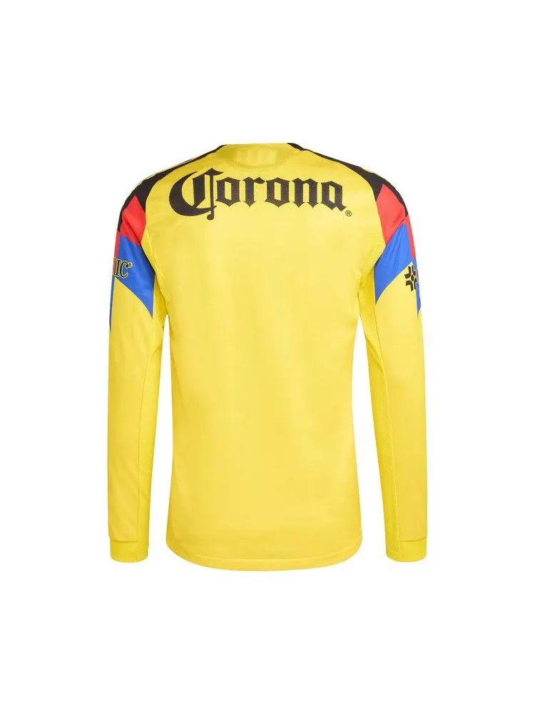Джерси adidas Club América 25/26 Long Sleeve Home Authentic Jersey — изображение 2 из 2, желтый
