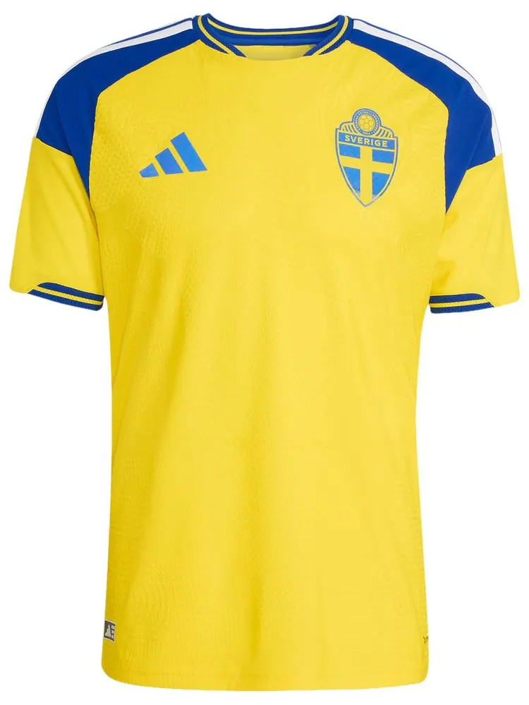 Домашняя футболка Adidas Sweden 26, аутентичная — изображение 1 из 2, желтый