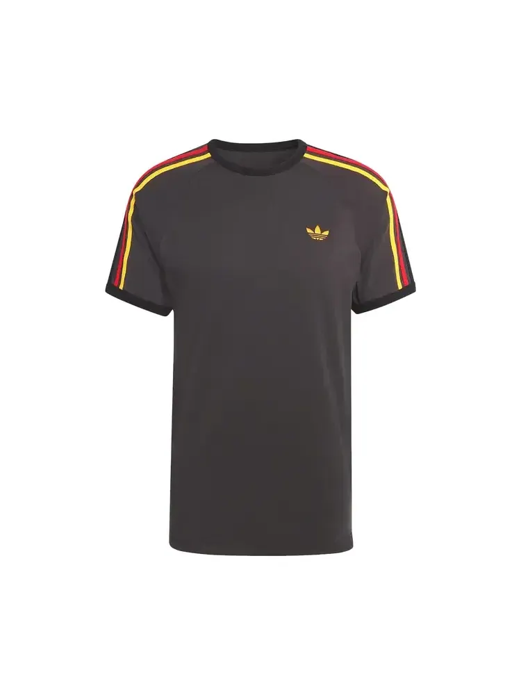 Футболка с тремя полосками Adidas Originals — изображение 1 из 1, черный