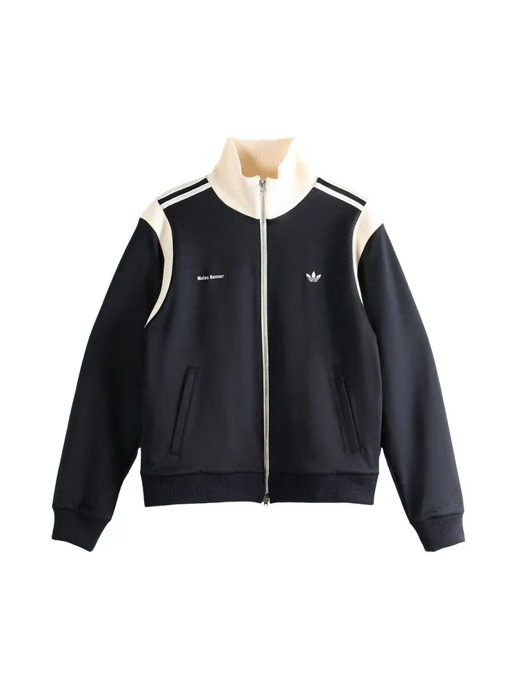 Толстовка Adidas x Wales Bonner Twill Zip Up Sweatshirt 'Night Navy' — изображение 1 из 1, синий