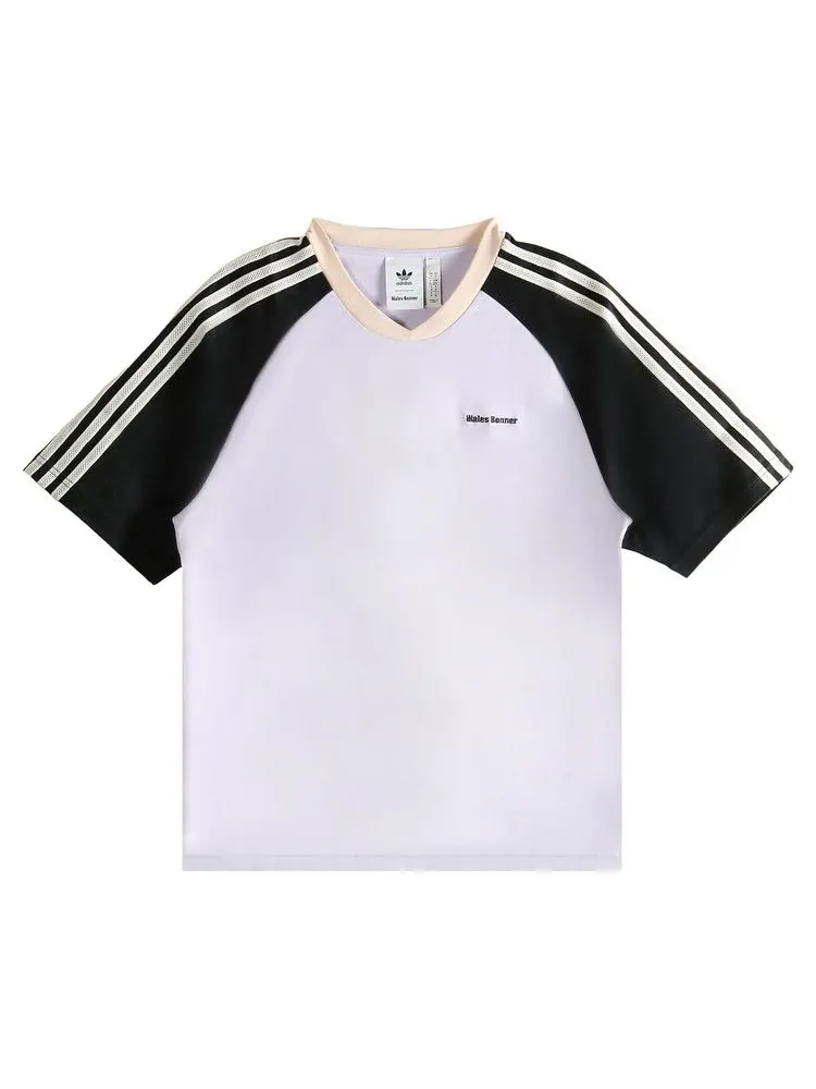 Футболка Adidas x Wales Bonner Cali T-Shirt 'Purple Tint/Black' — изображение 1 из 1, фиолетовый