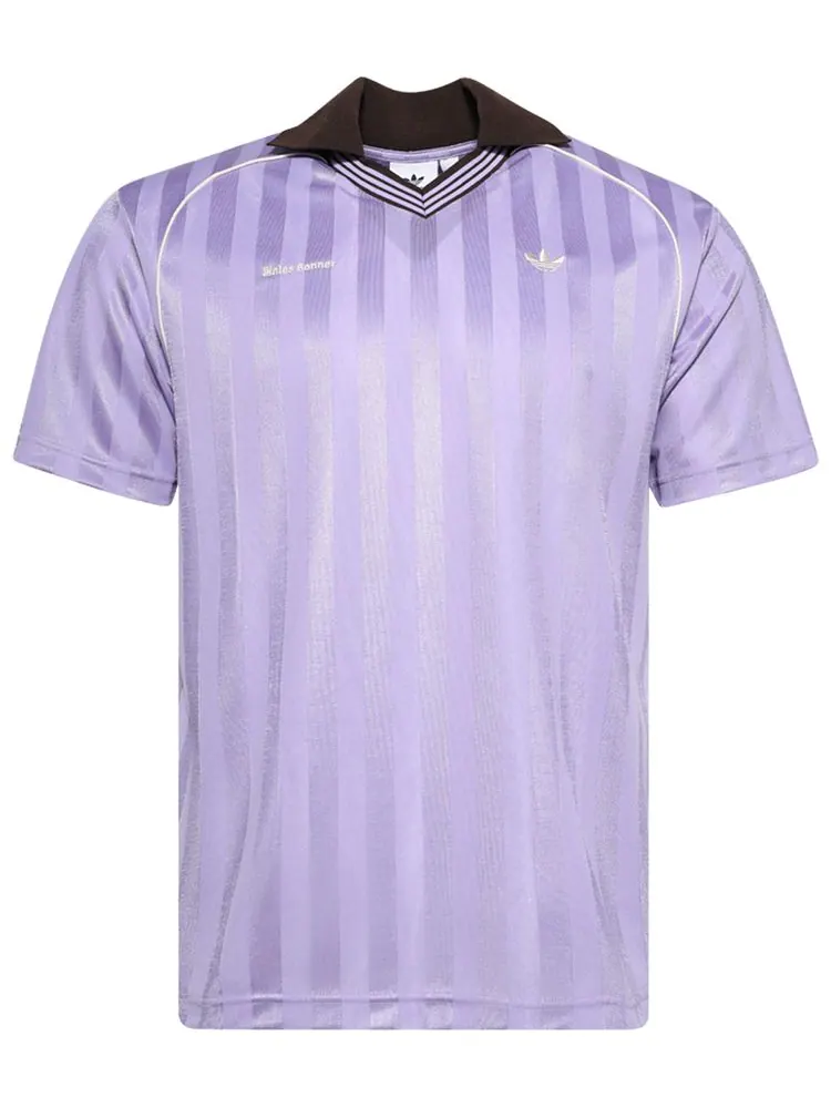 Футболка Adidas x Wales Bonner Football Tee — изображение 1 из 1, светло-фиолетовая