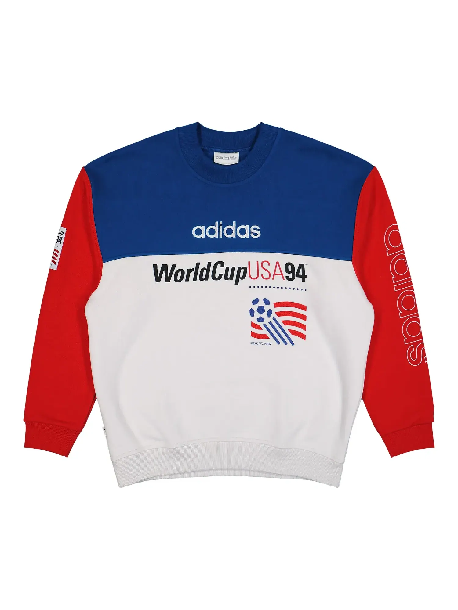 Толстовка Adidas GR — изображение 1 из 2, синий/белый