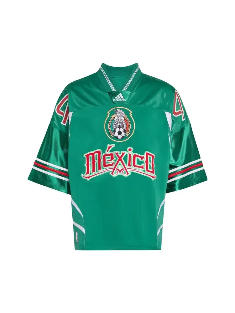 Футболка джерси Adidas Bringbacks Remixed Mexico Jersey — изображение 1 из 1, зеленый