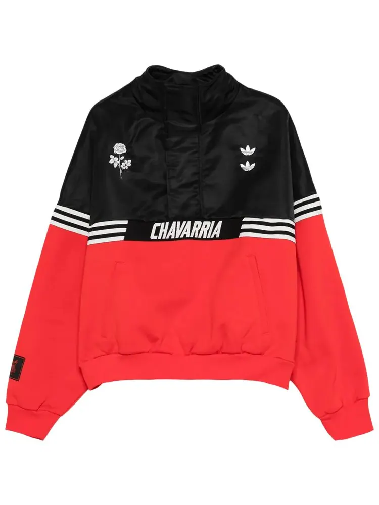 Куртка Adidas x Willy Chavarria Gomez с половинной молнией, цвет — изображение 1 из 1, черный