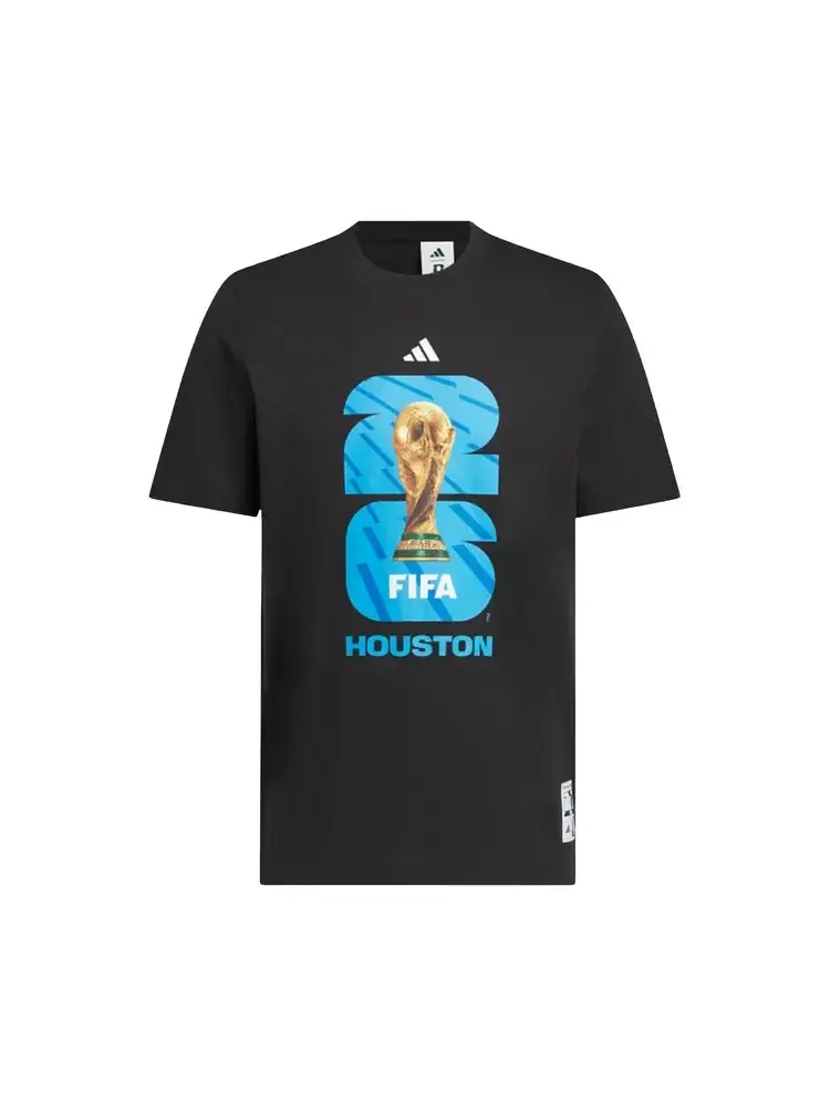 Футболка Adidas FIFA World Cup 26 Host City Houston с графическим принтом — изображение 1 из 1, черный