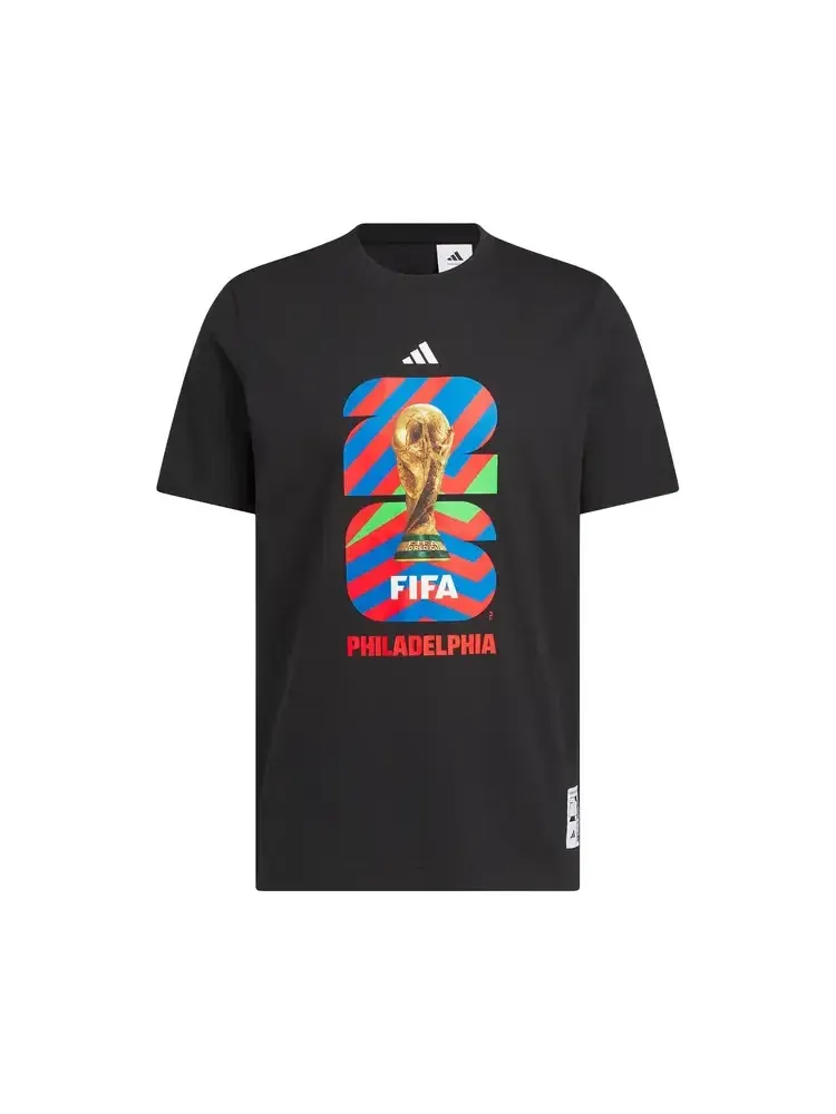 Футболка Adidas FIFA World Cup 26 Host City Philadelphia Graphic — изображение 1 из 1, черный
