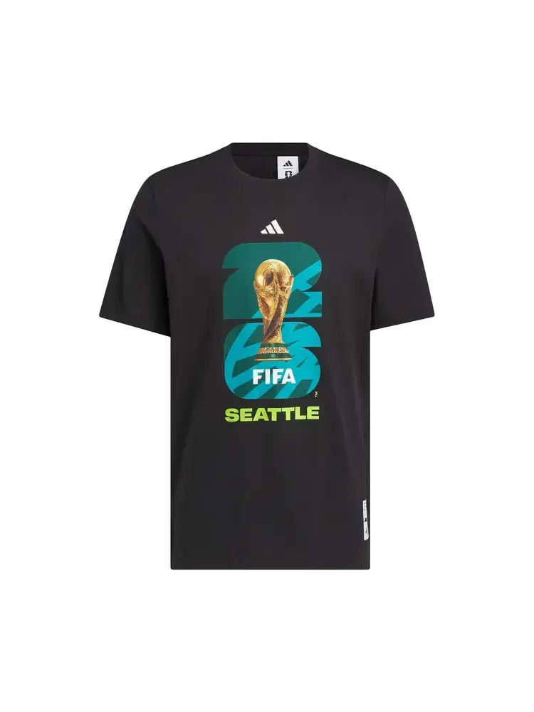 Футболка Adidas FIFA World Cup 26 Host City Seattle — изображение 1 из 1, черный