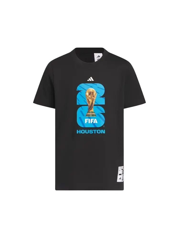 Футболка Adidas FIFA World Cup 26 Host City Houston с графическим принтом — изображение 1 из 1, черный