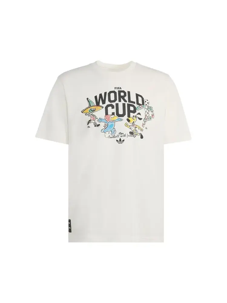 Футболка Adidas FIFA World Cup 26 Group Mascot — изображение 1 из 1, белый