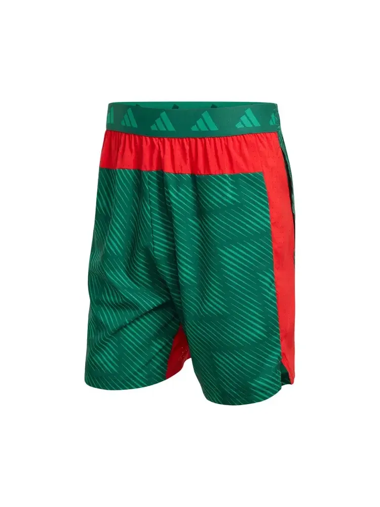 Шорты Adidas Workout Tech Intensity Aop Shorts — изображение 1 из 1, зеленый