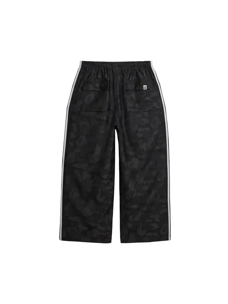 Брюки Adidas x BAPE Jacquard 'Black' — изображение 2 из 2, черный