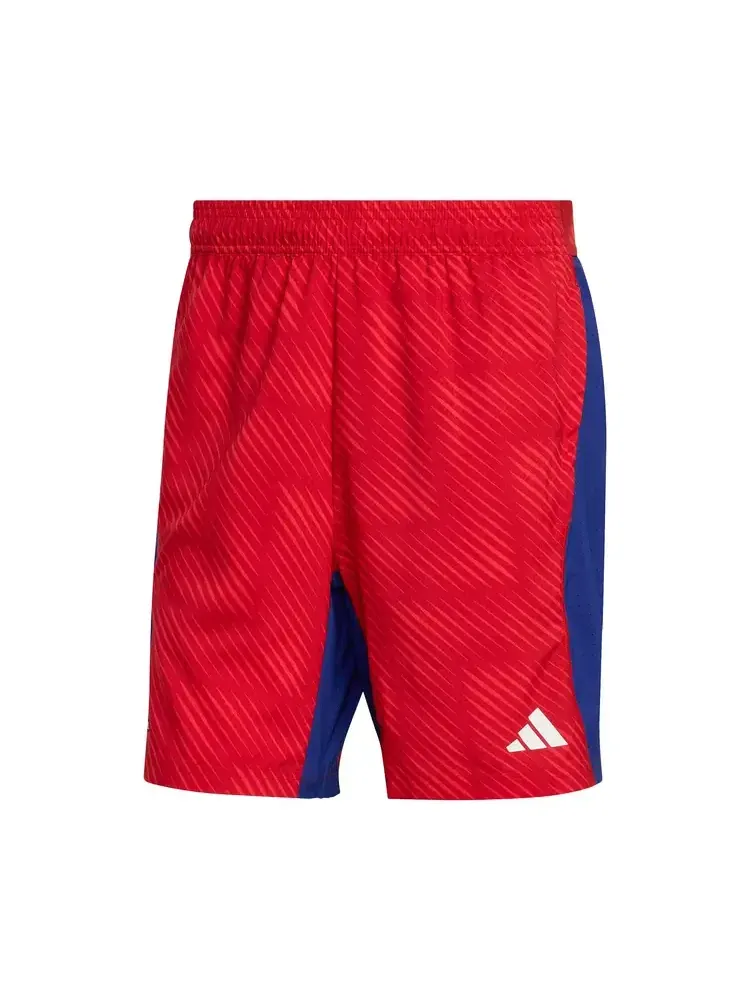 Шорты Adidas Workout Tech Intensity Aop Shorts — изображение 1 из 1, красный