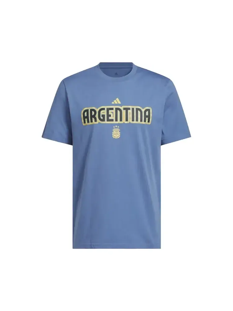 Футболка Adidas World Cup 26 Argentina Home Graphic Tee 'Crew Blue' — изображение 1 из 1, синий