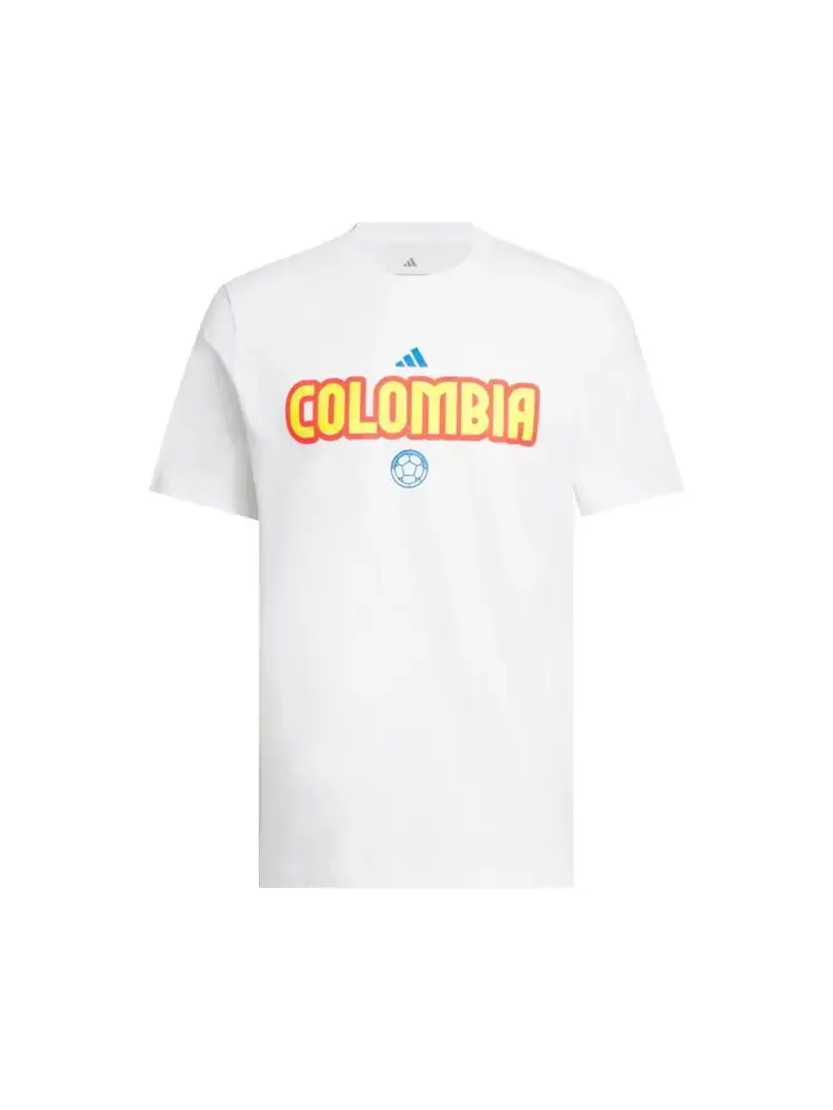 Футболка Adidas World Cup 26 Colombia Home Graphic Tee 'White' — изображение 1 из 1, белый