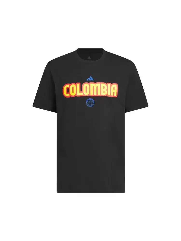 Футболка Adidas World Cup 26 Colombia Home Graphic Tee 'Black' — изображение 1 из 1, черный