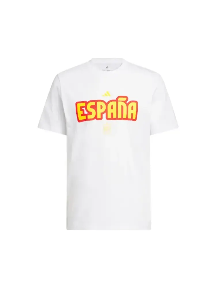 Футболка Adidas World Cup 26 Spain Home Graphic Tee 'White' — изображение 1 из 1, белый