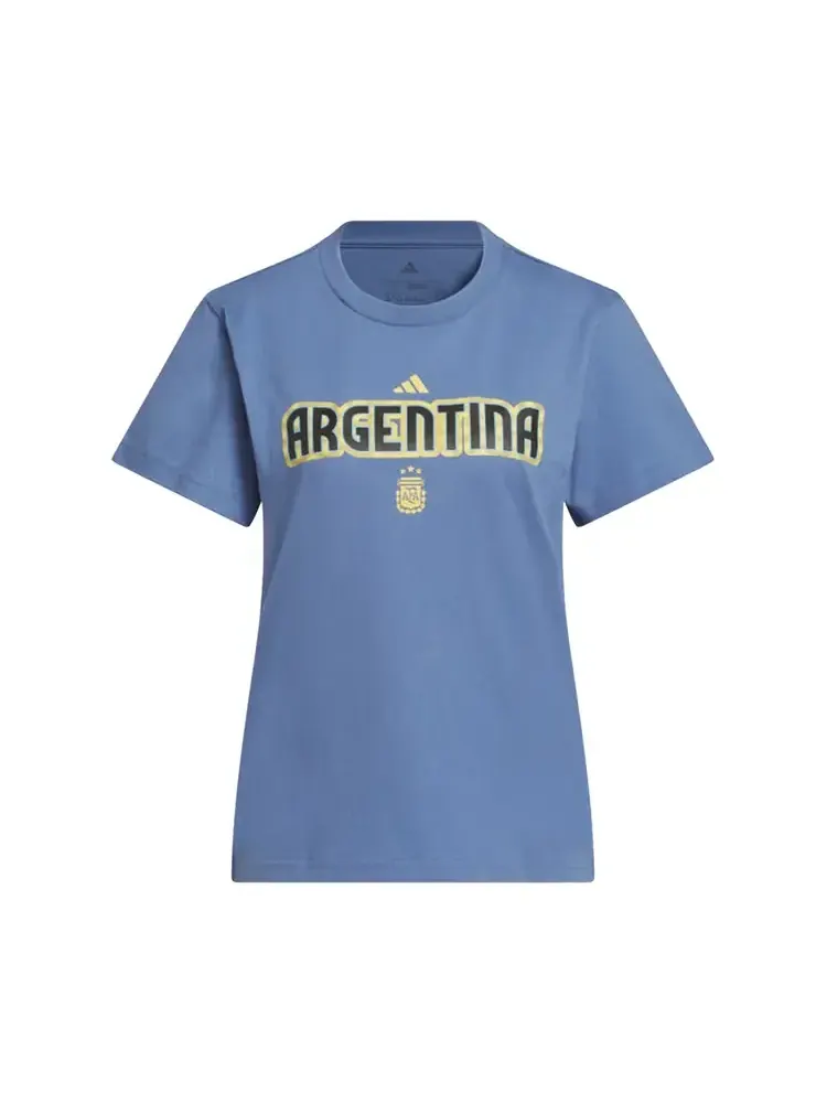 Футболка Adidas World Cup 26 Argentina Home Graphic Tee 'Crew Blue' — изображение 1 из 1, синий