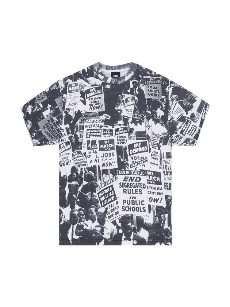 Футболка Kith March On Washington Tee 'White' — изображение 1 из 1, белый