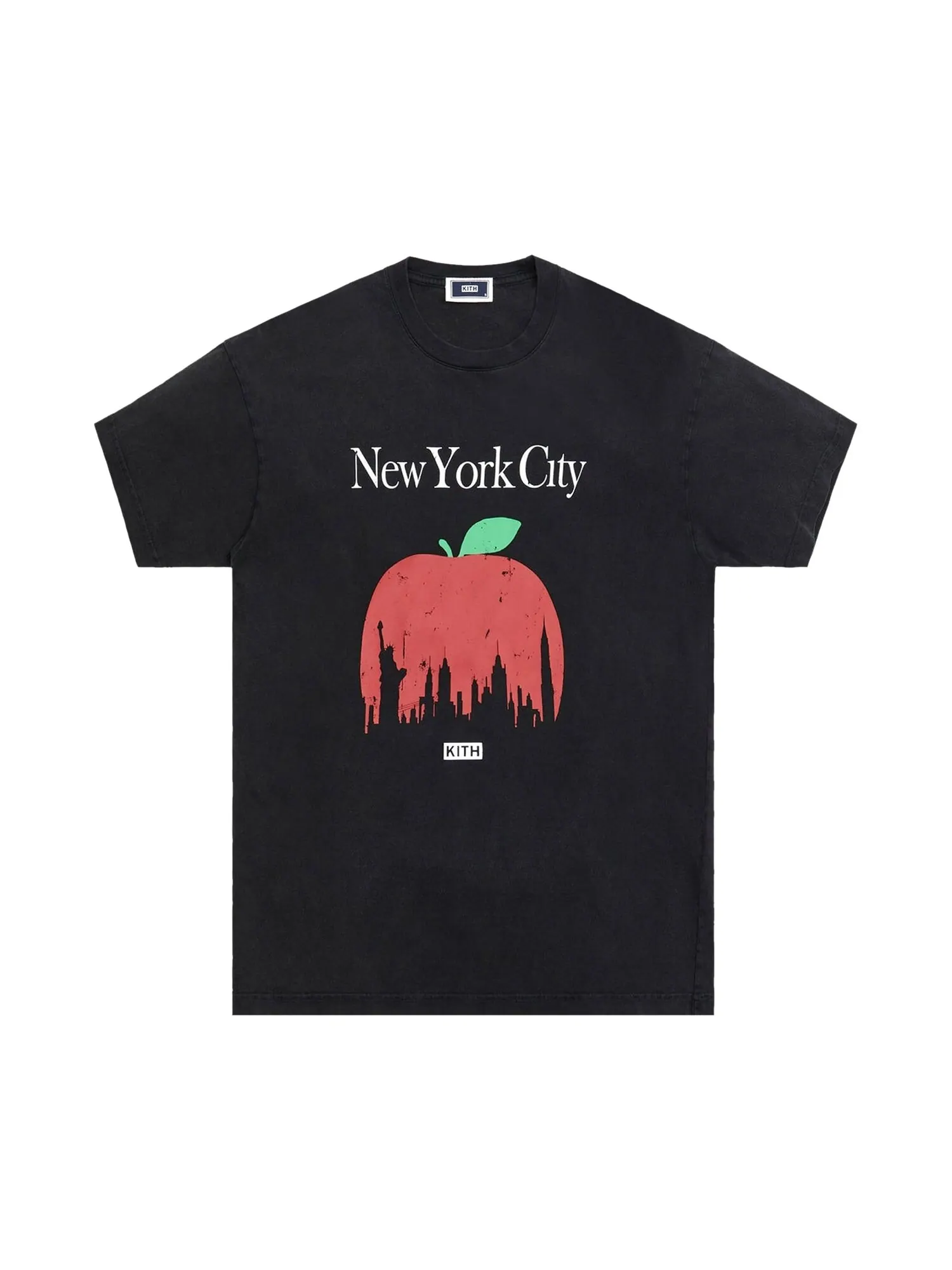 Винтажная футболка Kith Big Apple — изображение 1 из 1, черный