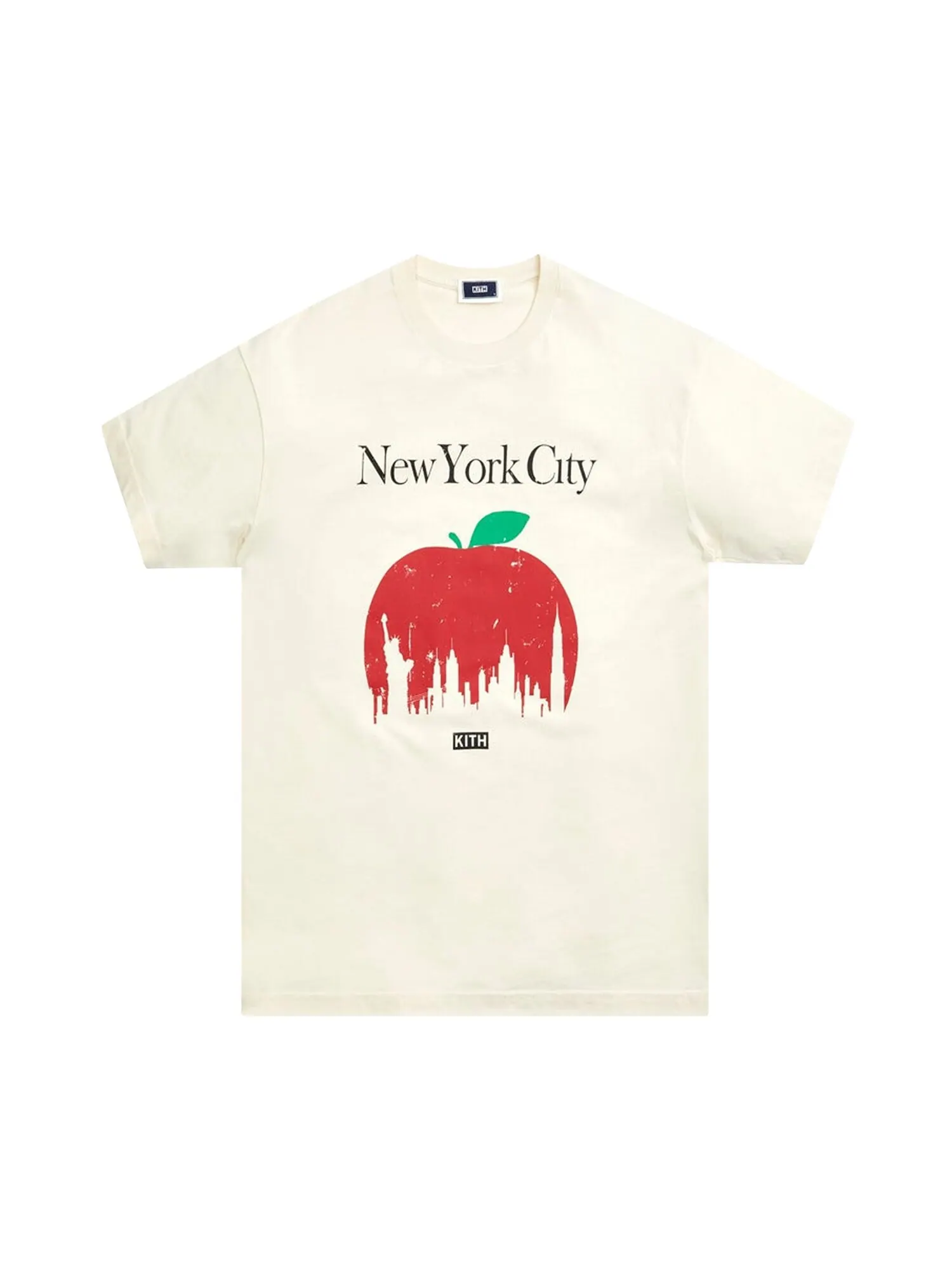 Винтажная футболка Kith Big Apple — изображение 1 из 1, белый