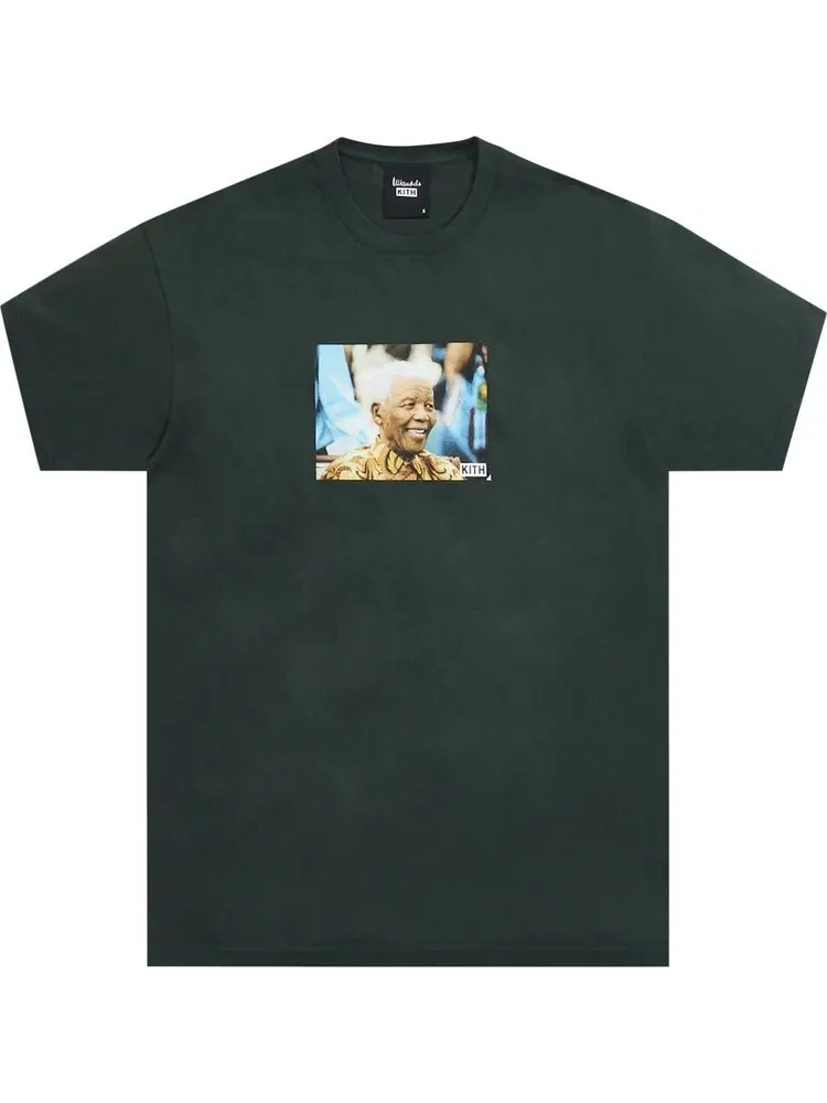 Футболка Kith x Mandela Learn To Love Tee 'Stadium' — изображение 1 из 2, черный