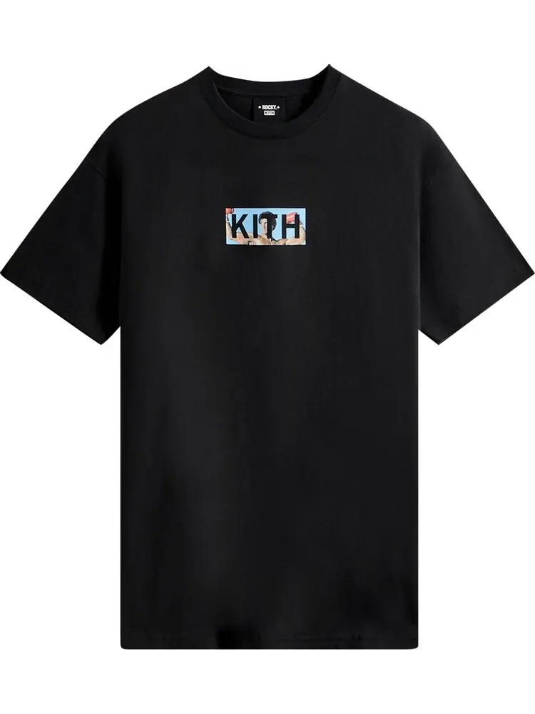 Футболка Kith For Rocky Balboa Classic Logo Tee 'Black' — изображение 1 из 2, черный