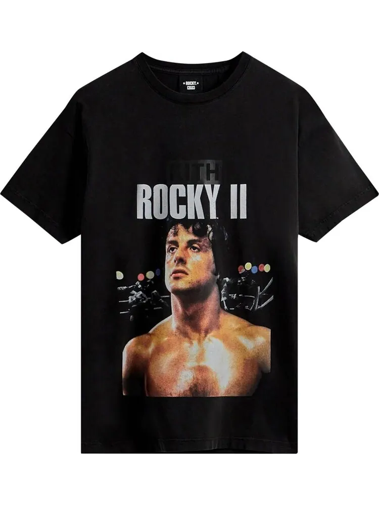 Футболка Kith For Rocky II Vintage Tee 'Black' — изображение 1 из 2, черный
