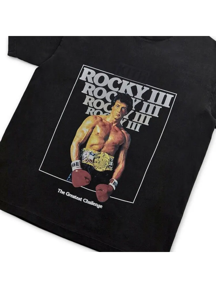 Футболка Kith For Rocky III Vintage Tee 'Black' — изображение 2 из 2, черный