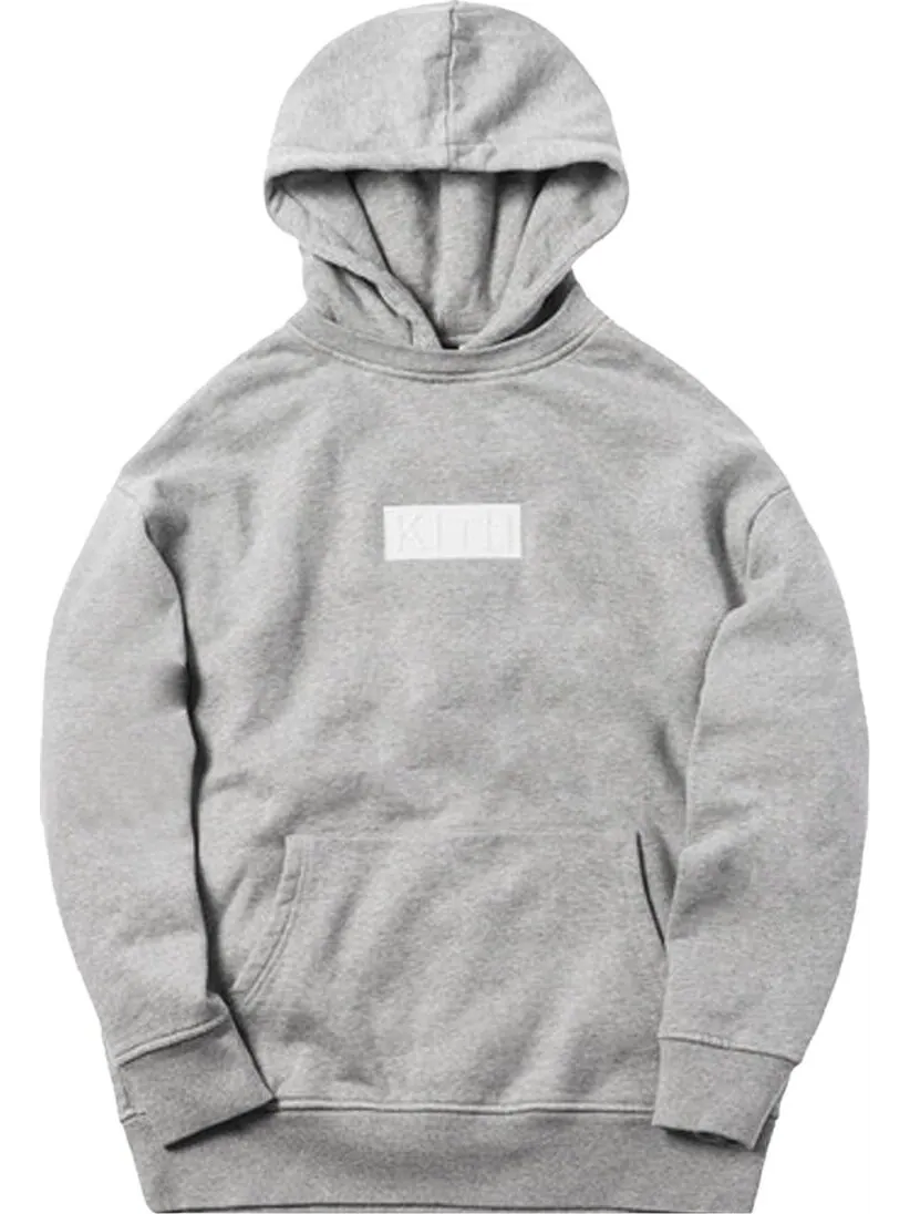 Худи Kith Classic Logo Williams II Hoodie 'Heather Grey' — изображение 1 из 1, серый