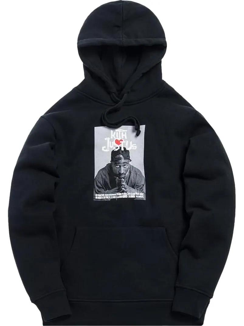 Худи Kith x Poetic Justice Hoodie 'Black' — изображение 1 из 2, черный