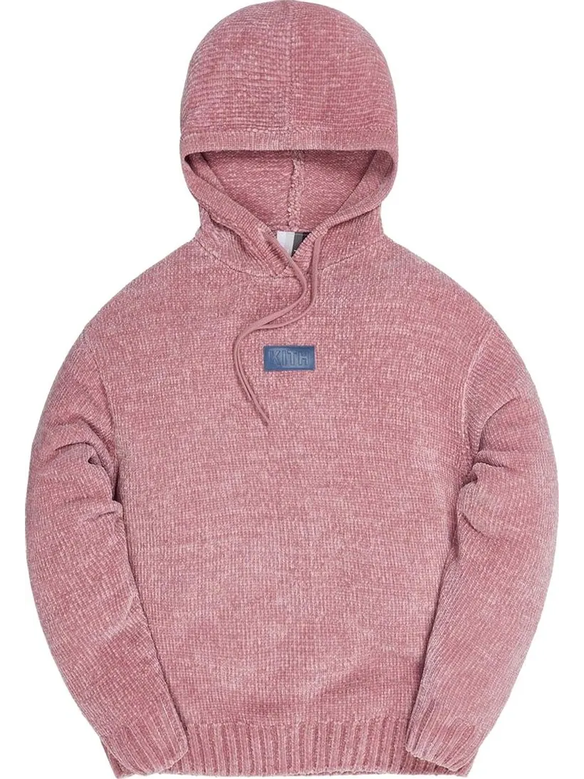 Худи Kith Hayes Chenille Hoodie 'Pale Mauve' — изображение 1 из 1, розовый