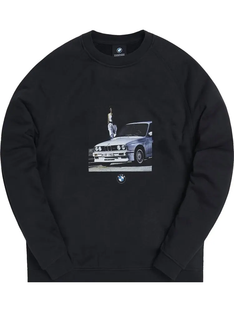 Толстовка Kith For BMW M3 Lifestyle Crewneck 'Black' — изображение 1 из 1, черный