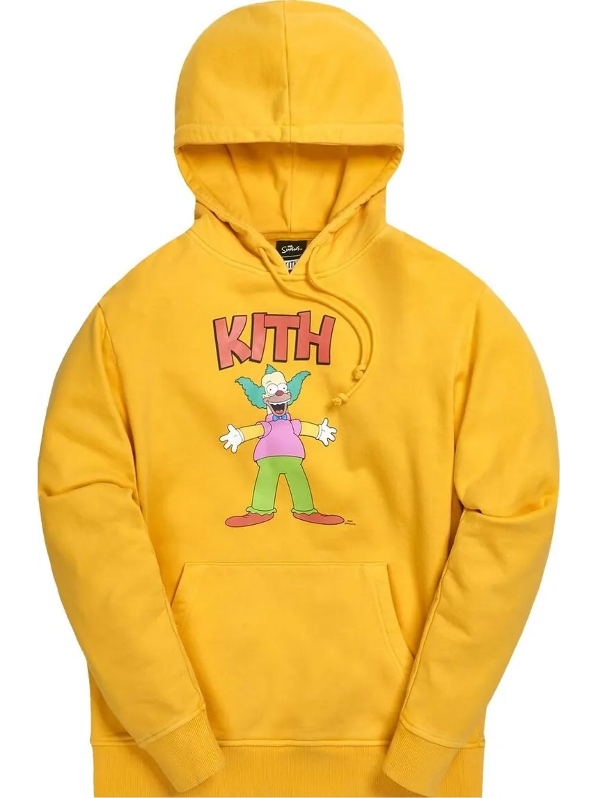 Худи Kith For The Simpsons Krusty Hoodie 'Yellow' — изображение 1 из 1, желтый