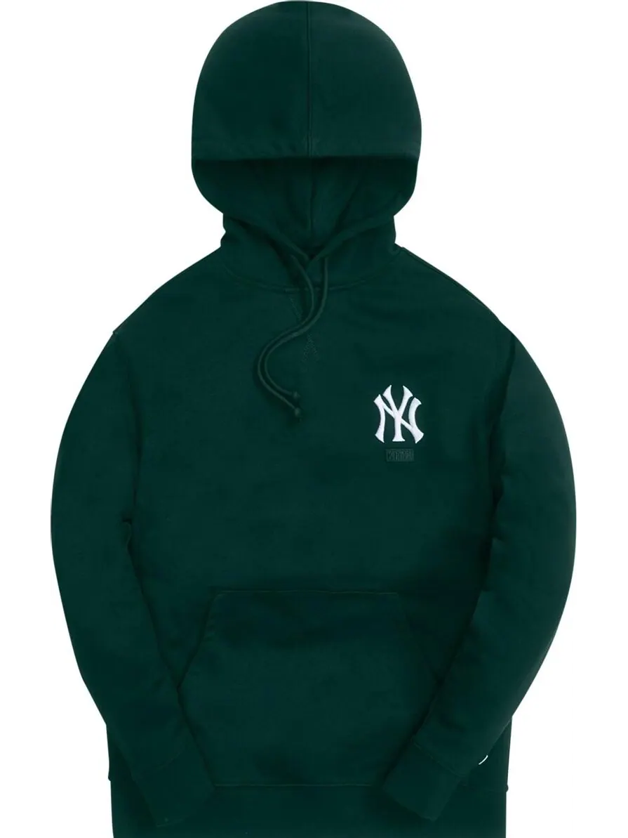 Худи Kith For The New York Yankees Williams III Hoodie 'Stadium' — изображение 1 из 1, зеленый